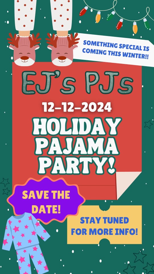 holiday pajama party - Dec 2024