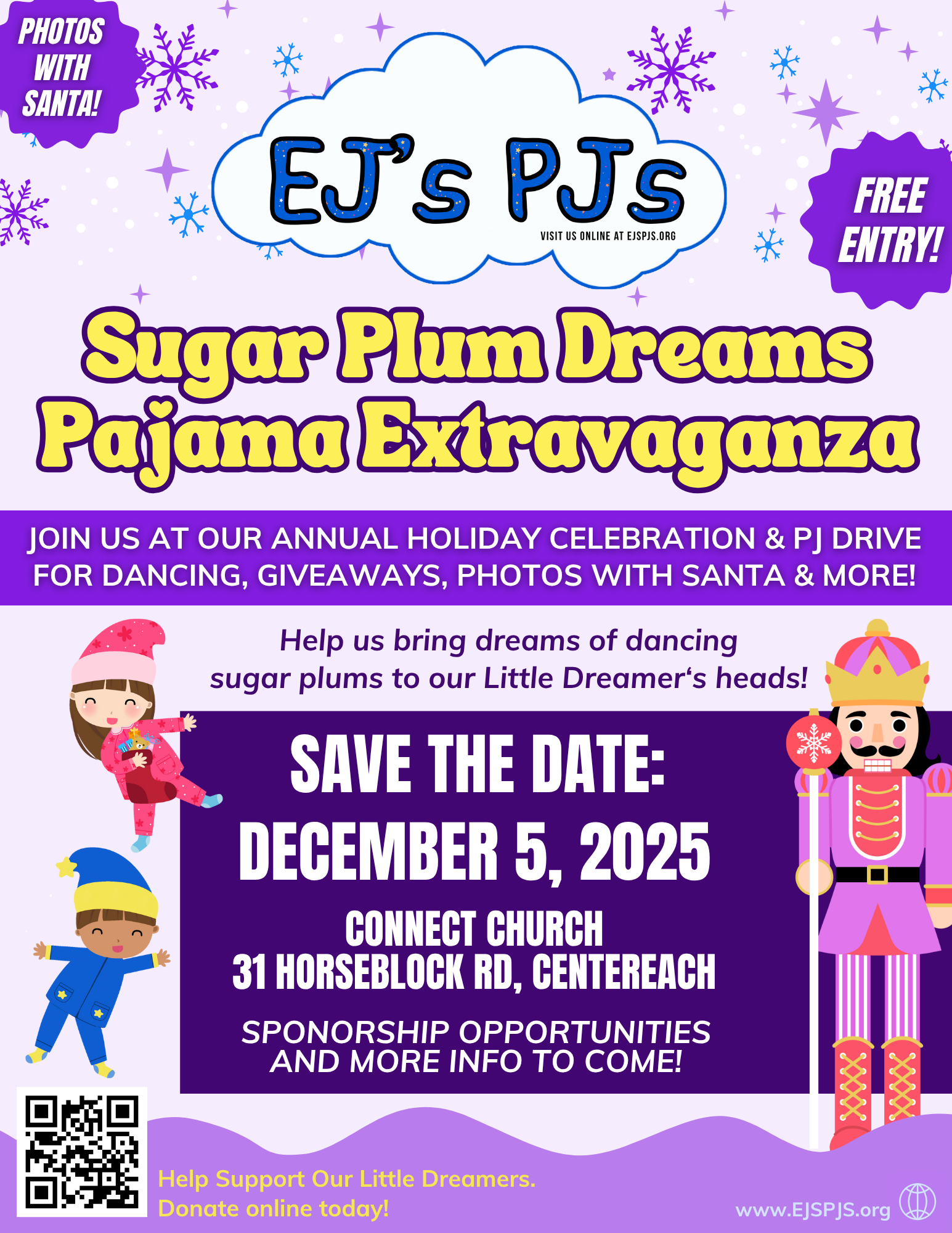 Sugar Plum Dreams Pajama Extravaganza - December 2025 Sugar Plum Dreams Pajama Extravaganza - December 2025